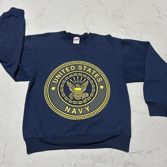 Vintage Authentic U.S. NAVY Pullover Sweatshirt - Picture 1 of 4